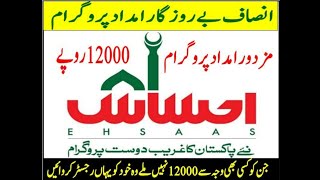 Ehsaas Labour Fund Program/ How to Apply Ehsaas labour program/ Ehsas Labour Program