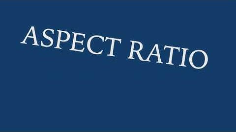 Animation [Aspect Ratio]