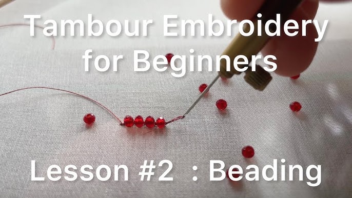 Embroidery Kit 2 for Beginner / Set for Tambour Embroidery / Kit