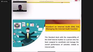 Virtual CPE Meeting (VCM) on “Standards on Internal Audit- Keeping Pace with Reforms” - 17052022