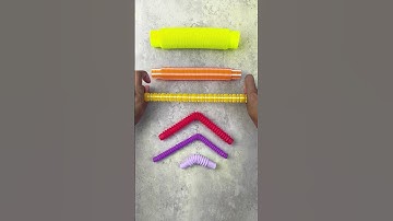 The Ultimate Mini Pop Satisfying Robot Sound ASMR | Pop Tubes Fidget Sensory Tools #asmr #relaxing