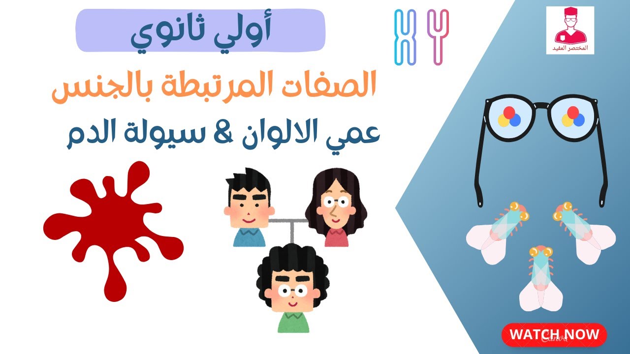 الصفات المرتبطة بالجنس احياء اولي ثانوي