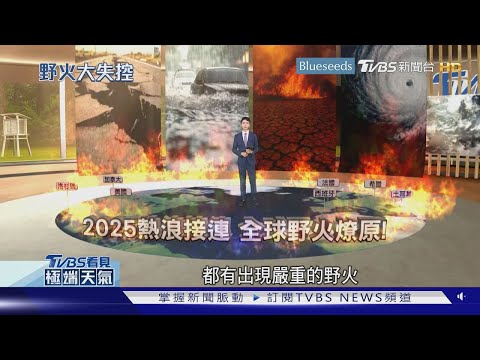 暖化加劇極端旱澇 全球野火大「烤」驗｜TVBS新聞｜Blueseeds芙彤園