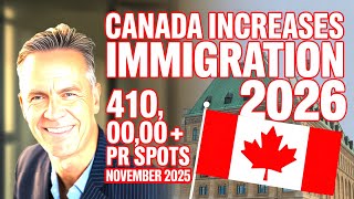 Canada Immigration 2026: Why Targets Will INCREASE to 410K+ (Official November Announcement)
