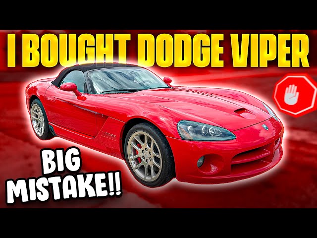 I Bought the Cheapest Dodge Viper Because Nobody Wanted it! Big Mistake! class=