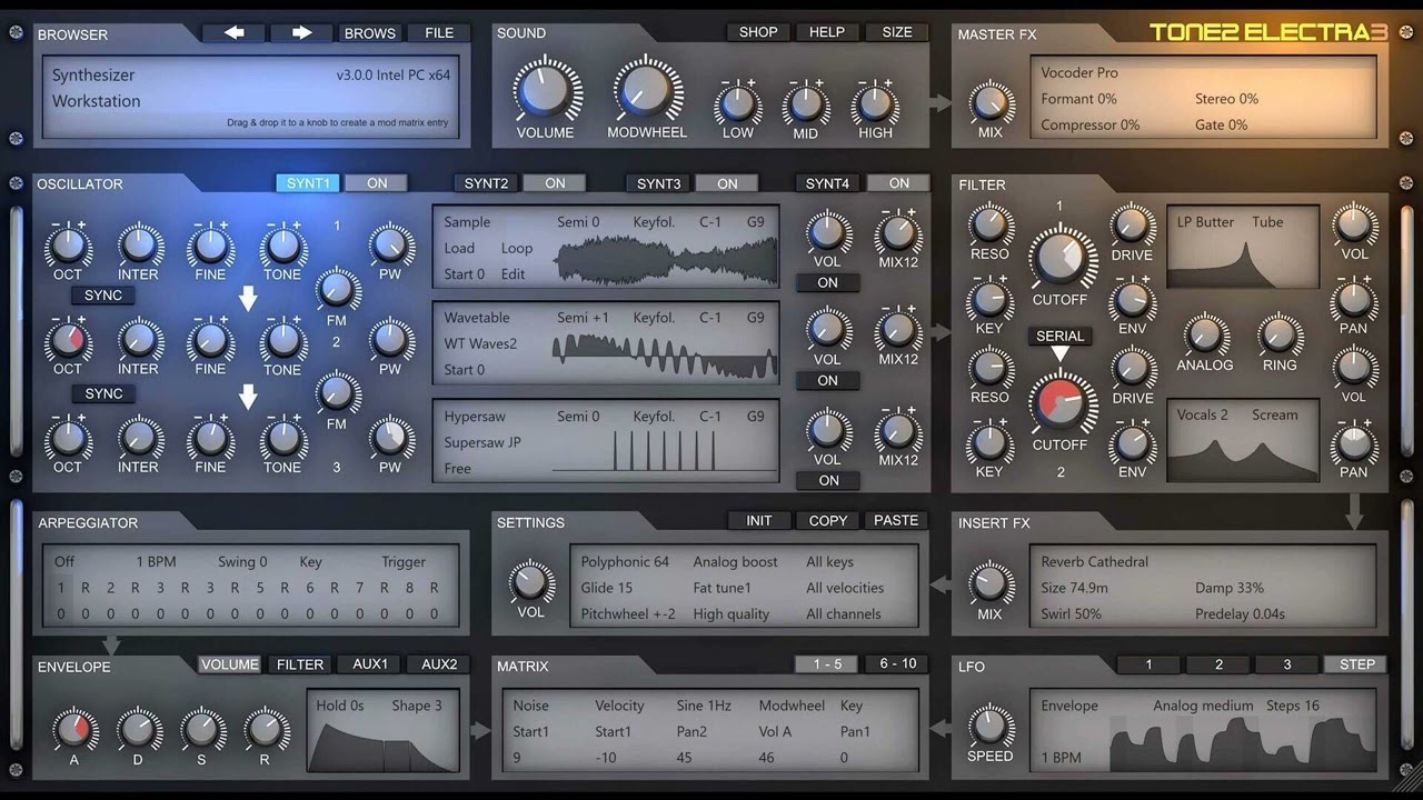 Tone2 releases Electra3
