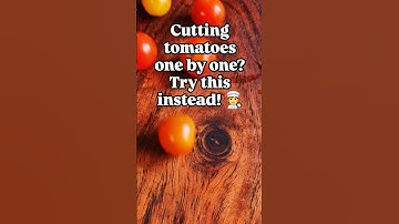 Cut Tomatoes Like a Pro Chef 🔪 | Genius Kitchen Hack You’ll Use Every Day