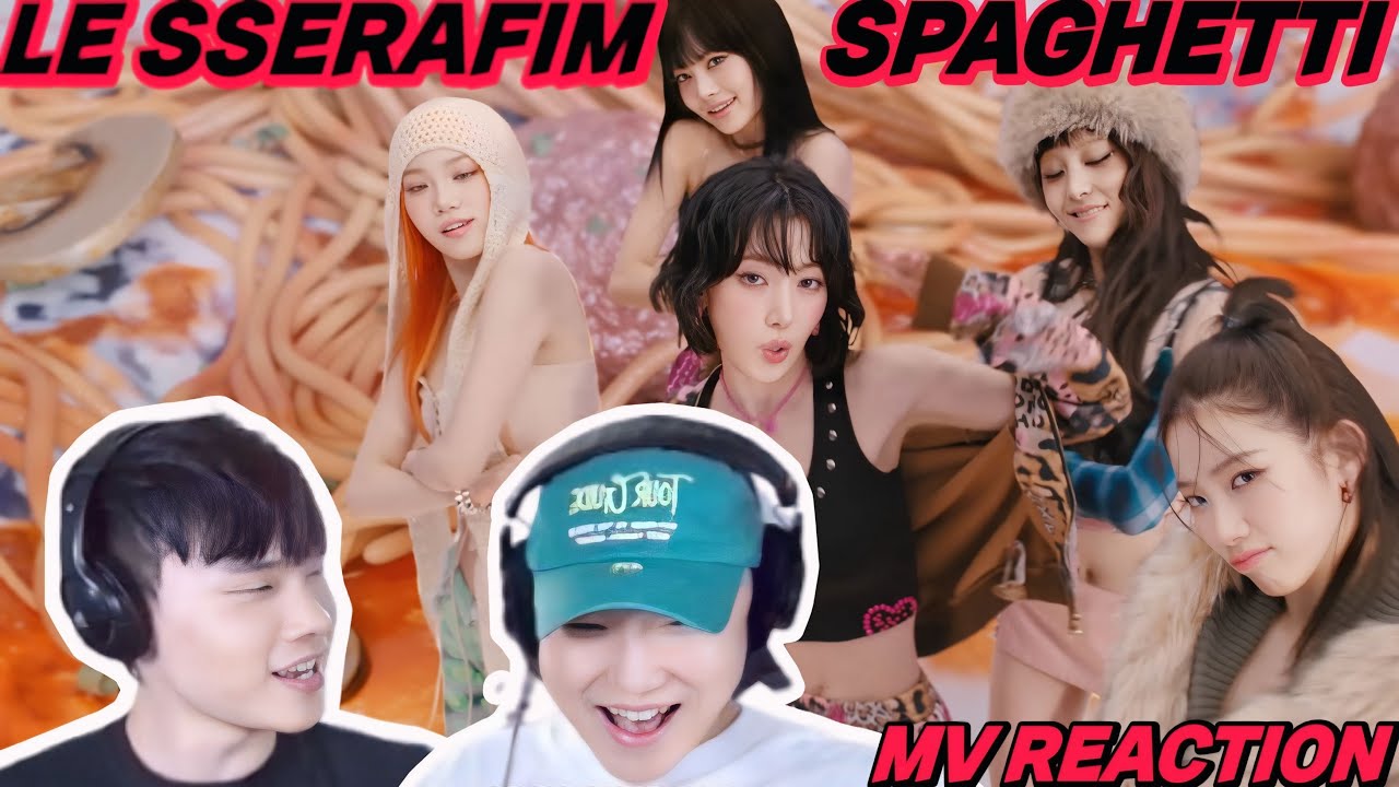 [ENG] LE SSERAFIM (르세라핌) 'SPAGHETTI (feat. j-hope of BTS) 뮤비 리액션 MV REACTION