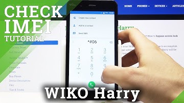 WIKO Harry Serial Number - Read IMEI Number