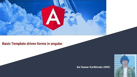 Template driven form | HTML level two way binging in angular
