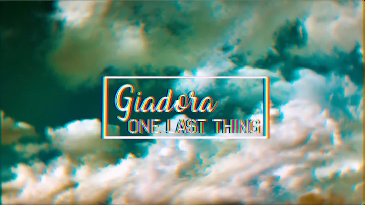 One Last Thing - Official Lyric Video