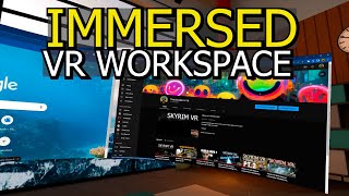Immersed VR Workspace | Recorded with New Quest 2 V44 Recording Settings