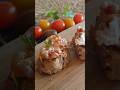 Bruschetta de cherry y feta asado 🍅 #receta #cocinamediterranea