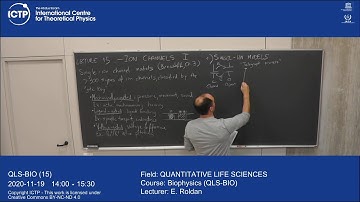 Biophysics (QLS-BIO) Lecture 15