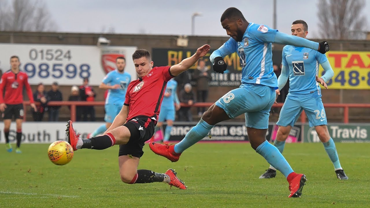 football score Morecambe v Coventry