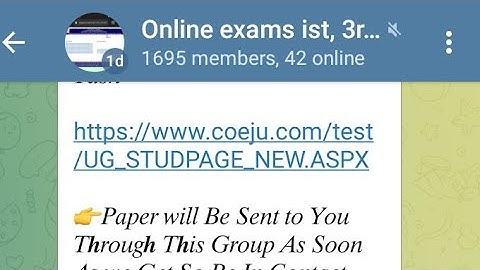 Live 9PM. instruction ist 3rd 5th sem Exam