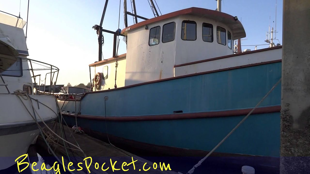 ship commercial fishing boat vessel for sale video