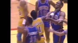 Coop Gets a Little Choky After Isiah Thomas Steps to A.C. Green