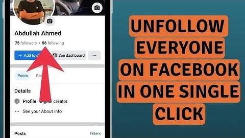 [2023] How To Unfollow All Facebook Following In One Click | Unfollow Everyone