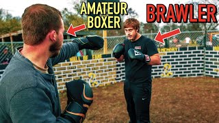 AMATEUR BOXER vs BRAWLER | Streetbeefs T Nasty vs Destroying