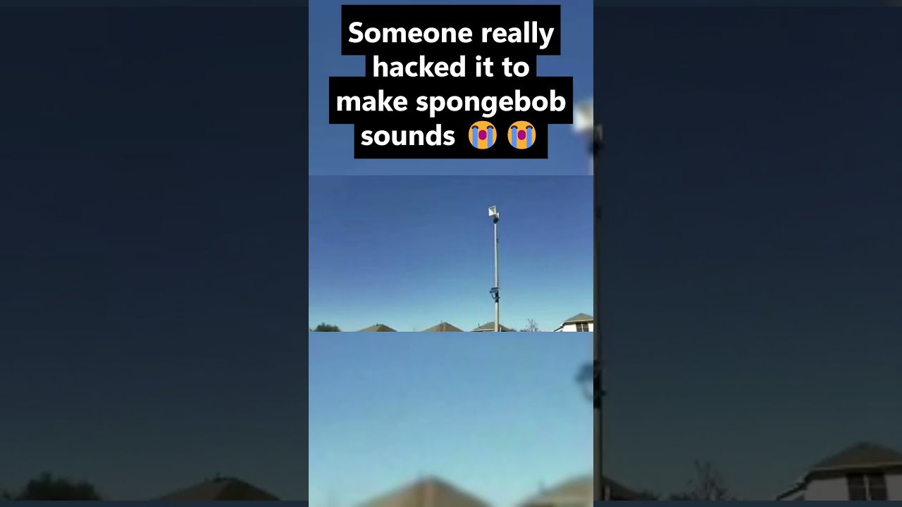 Someone Really Hacked The Tornado Siren To Make Spongebob Sounds Memes Shorts Funny