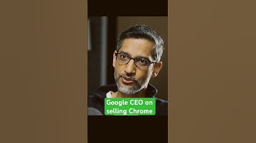Google CEO Sundar Pichai on selling the Chrome browser as part of its ongoing antitrust lawsuit.