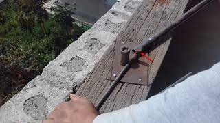 Còmo hacer una abrazadera / How to make a clamp.