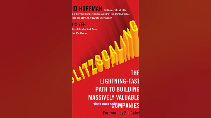 "Blitzscaling: Igniting Business Growth with Reid Hoffman 🔥🚀"