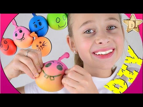 DIY. Шарик антистресс. Balloon antistress. Неньютоновская жидкость в шарике антистресс.