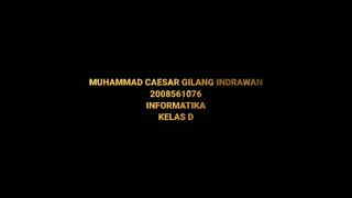 Studi Kasus Program Bahasa C || 2008561076