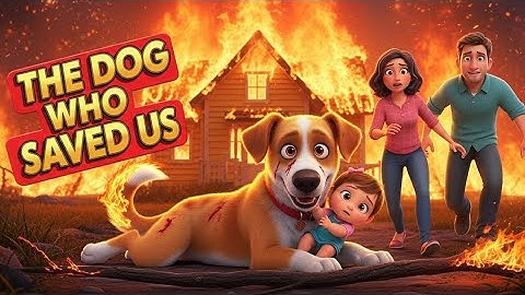 The Dog Who Saved a Family from Wildfire | Heartwarming Dog Story🔥🐶
