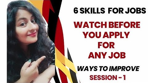 Skills for Jobs in 2024 | Skills you must have for Jobs #communicationskills #hr  #readytogetupdate