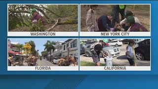 Volunteers clean up across America for Earth Day