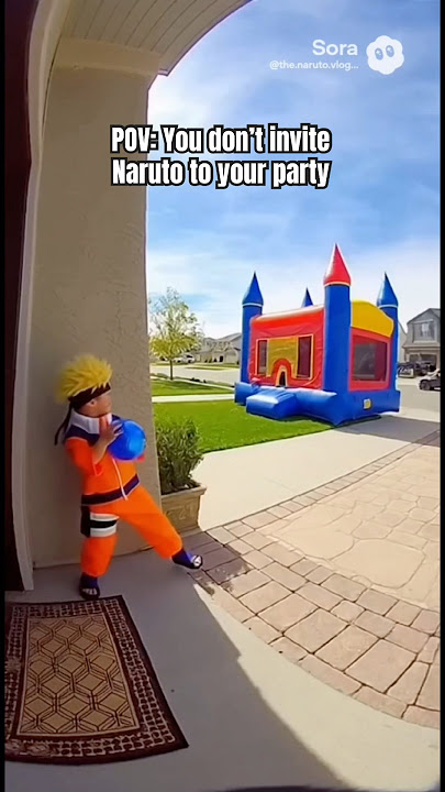 Naruto is mad that he wasn’t invited to a party… Time for revenge. #narutovlogs #naruto