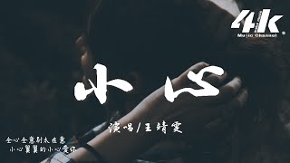 Video thumbnail of "王靖雯 - 小心『怎麼陪你走的那段腳印，你卻看也看不清。』【高音質|動態歌詞Lyrics】♫"