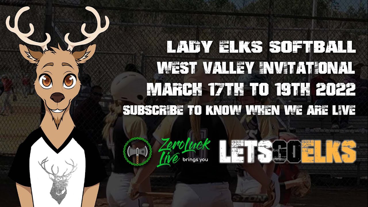 Let's Go Elks Softball - West Valley Invitational Championship against ...
