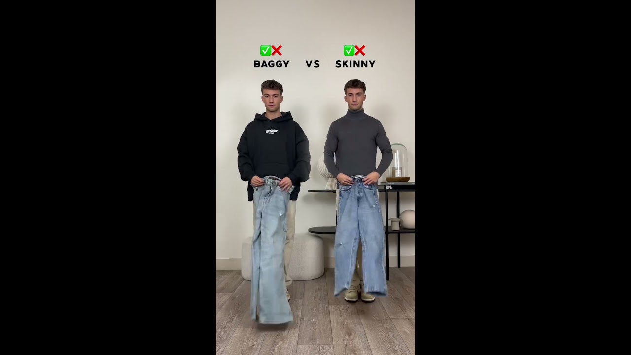 BAGGY Or SKINNY What S Your Style Save For Later Shorts About Menswear Styling
