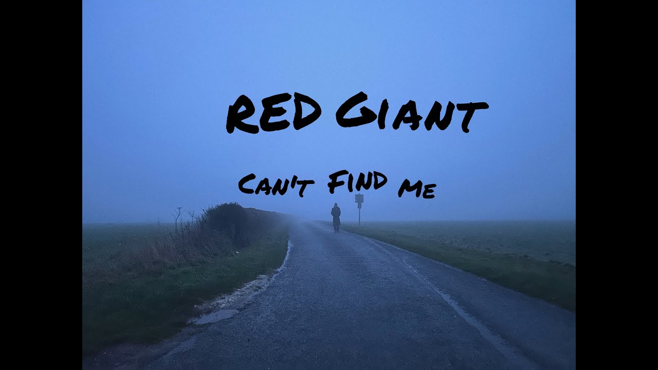 Red Giant - Can't Find Me (Official Music Video) - YouTube