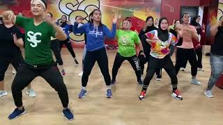 DJ GIVE IT TO ME TIKTOK VIRAL | CHOREO BY ZIN FARHAN PEKANBARU | ZUMBA WITH ROBIMODJO AT SSC MAJALAY