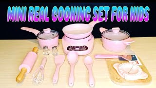 Mini Real Cooking Set For Kids Unboxing | Tutorial Guide screenshot 5