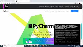 Aula1 - Instalação do Interpretador Python 3 e a IDE PyCharm