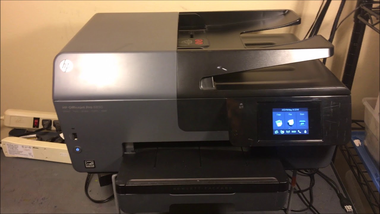 Hp Officejet Pro 6830 - Printer System Failure - YouTube