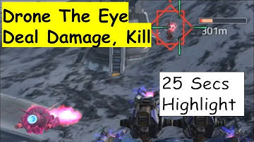 Drone The Eye Dealing Damage. War Robots Test Server Gameplay