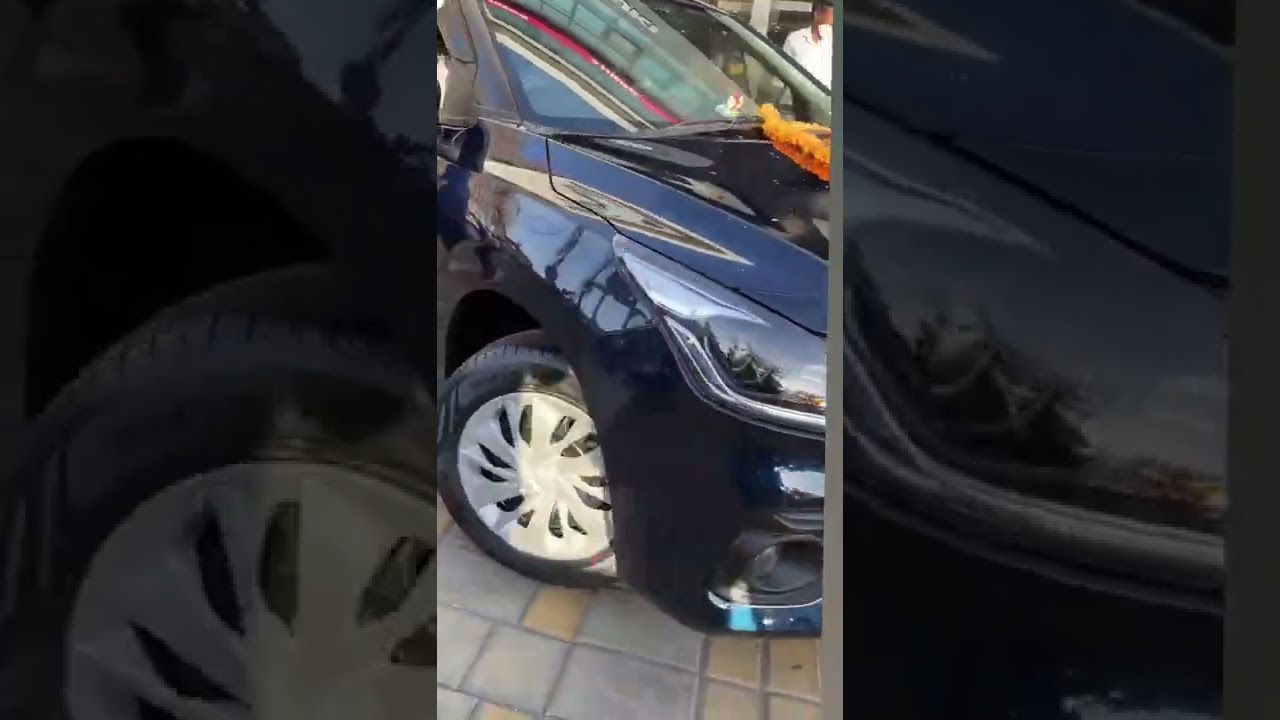 taking delivery of Maruti Suzuki Baleno dark blue colour 😎😎😎😎