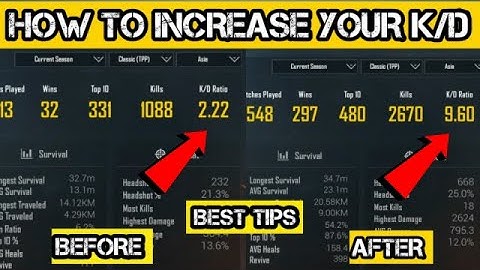 HOW TO INCREASE YOUR KD RATIO IN PUBG MOBILE I TAMIL