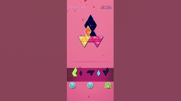 Block!Triangle puzzle:Tangram⬅️Level 46 Mania5