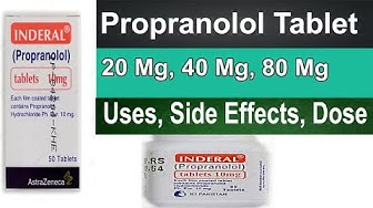 Medicamento inderal 40 mg