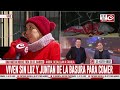 ¡Desalojados y en la calle! Se quedaron sin trabajo y comen de la basura