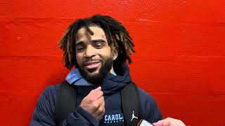UNC RJ Davis Post-Syracuse Interview | Inside Carolina