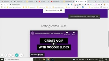 Create an animated banner gif using google slides